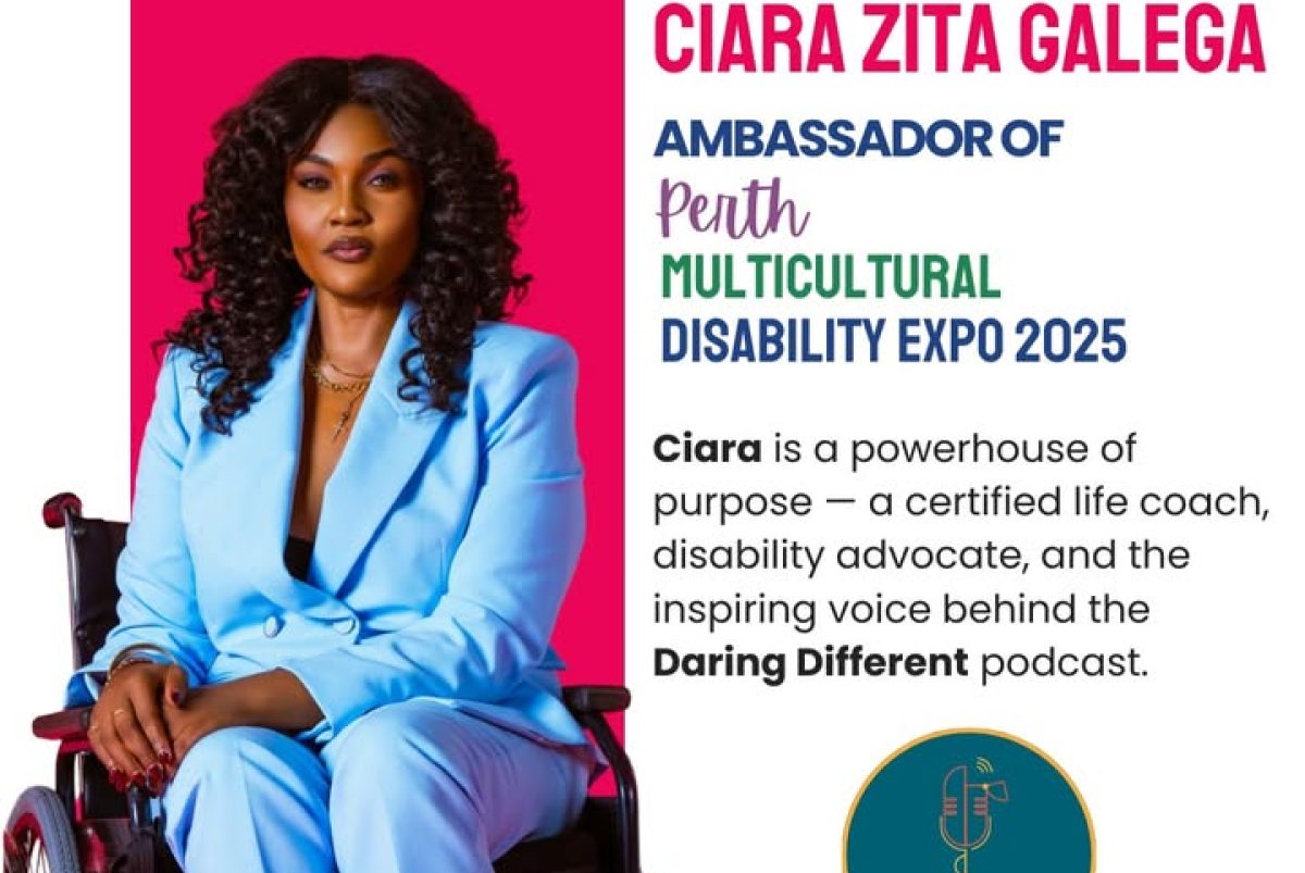 careon 2025 multicultural disability expo ambassador — ciara zita galega